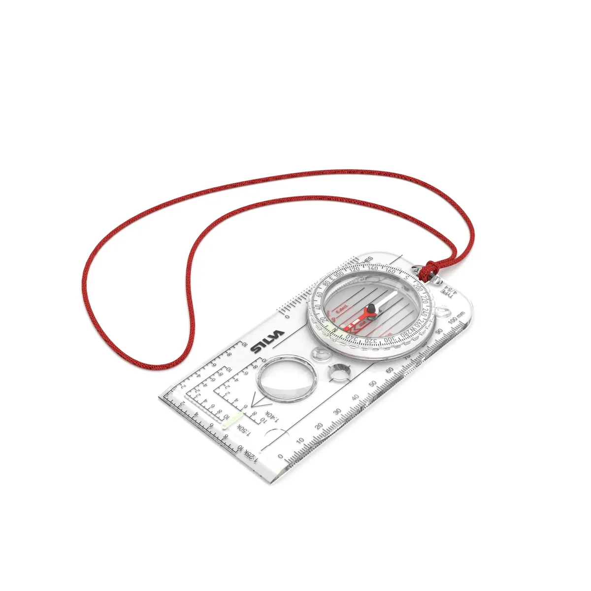Boussole Silva Expedition 4 avec son cordon rouge