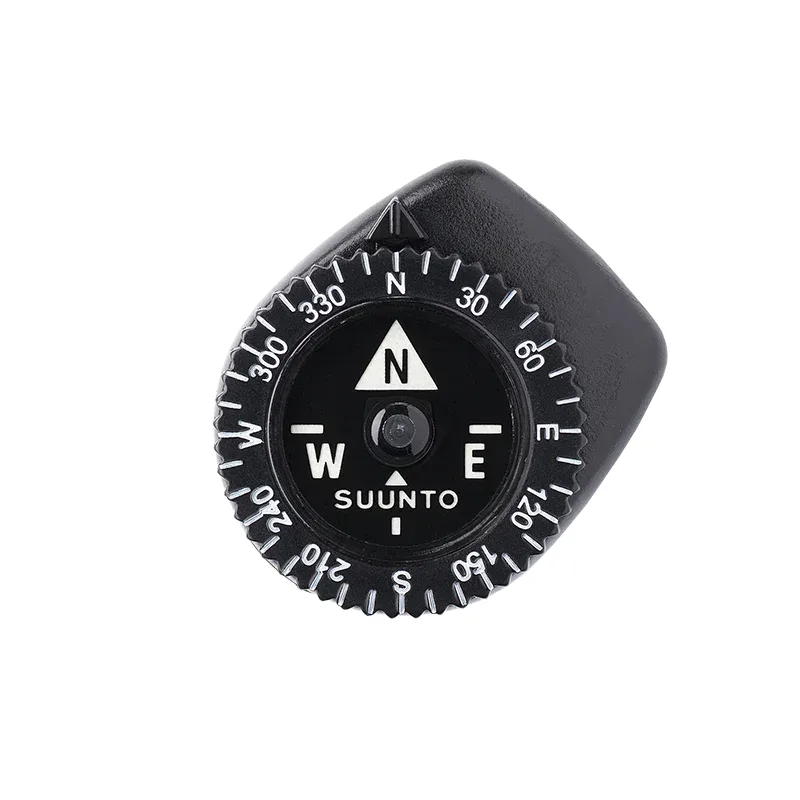 Mini-boussole Suunto Clipper à cadran noir gradué avec attache clip