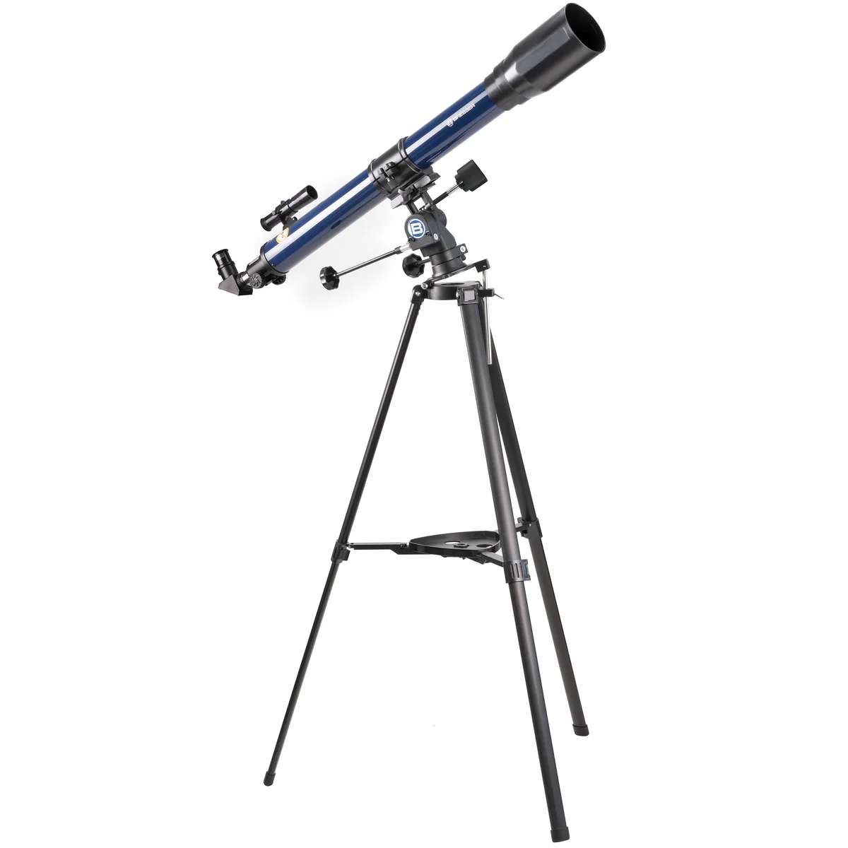 Lunette Bresser Junior 70/900 EL bleue sur son trépied en aluminium