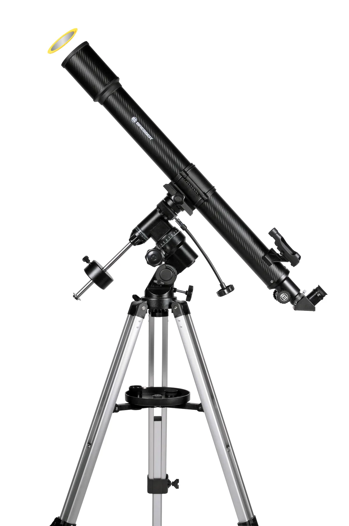 Lunette Bresser Lyra 70/900 sur monture équatoriale EQ3 et trépied en aluminium