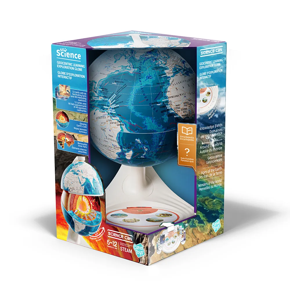 Globe d'exploration interactif Canal Toys