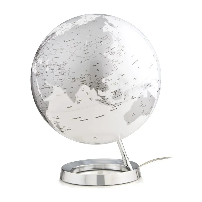 Globe lumineux Light & Colour chrome de 30 cm