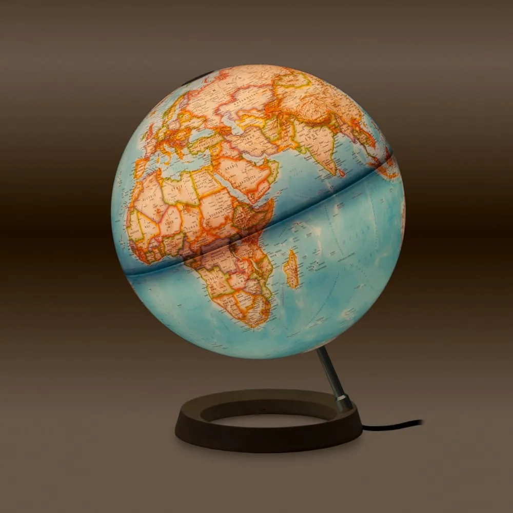 Autre vue du globe National Geographic bleu de Nature & Découvertes