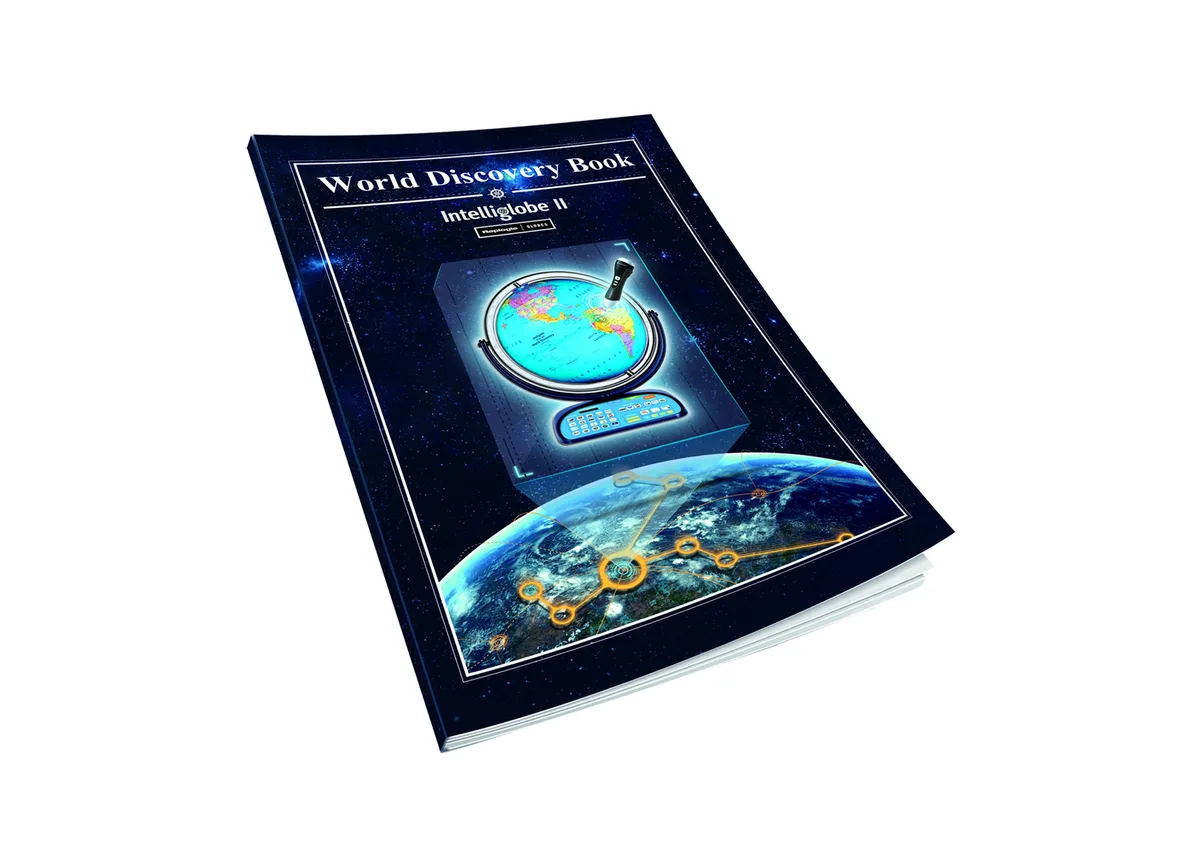 Livret World Discovery Book fourni avec le globe interactif Replogle Intelliglobe II