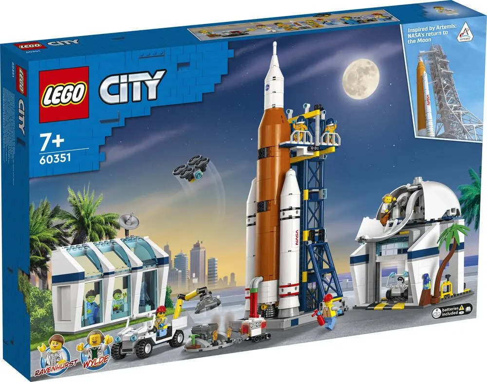 LEGO City 60351 La base de lancement de la fusée, boîte du set