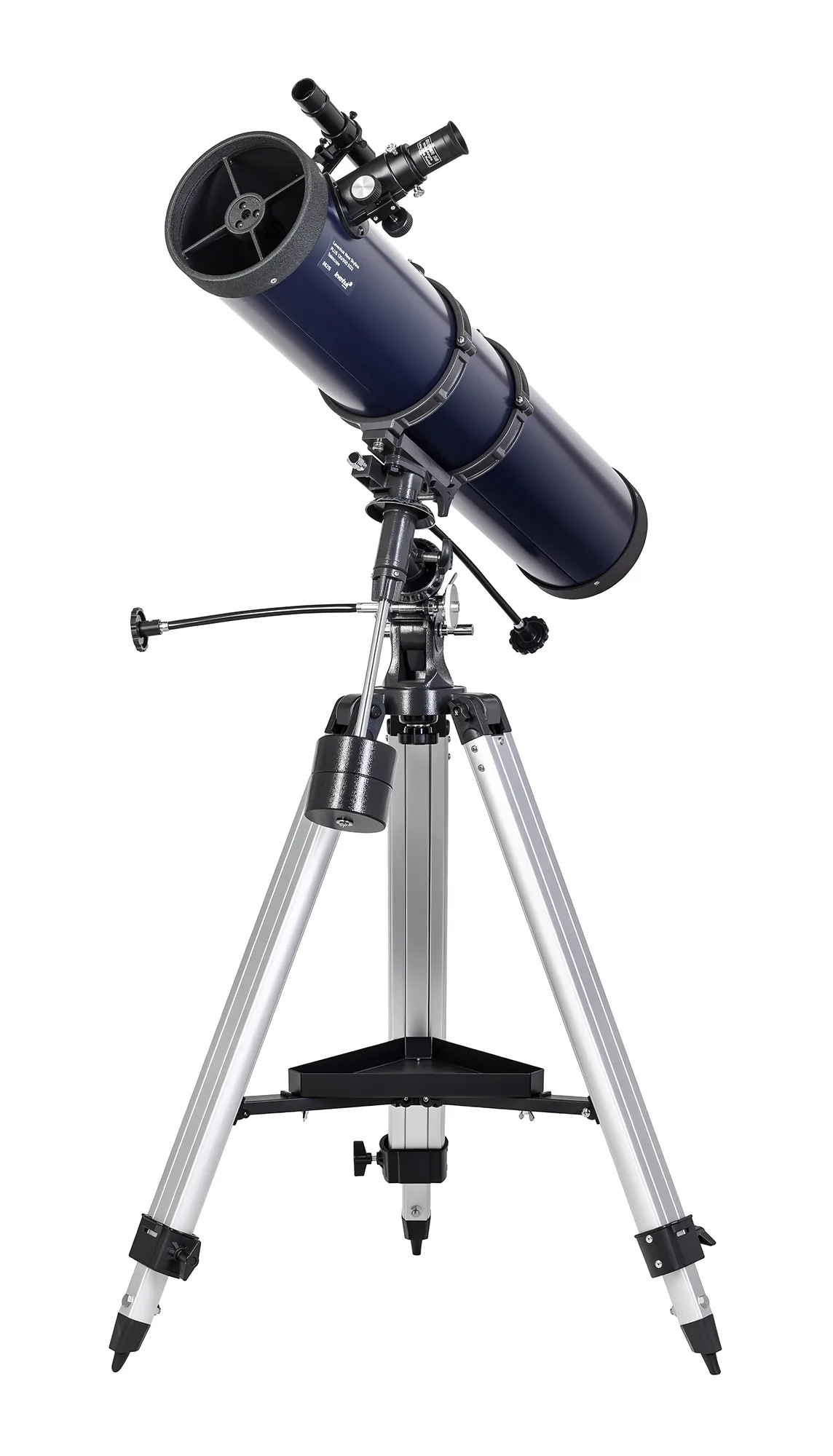 Télescope Levenhuk New Skyline PLUS 130/900 bleu foncé sur monture équatoriale EQ2 et trépied en aluminium