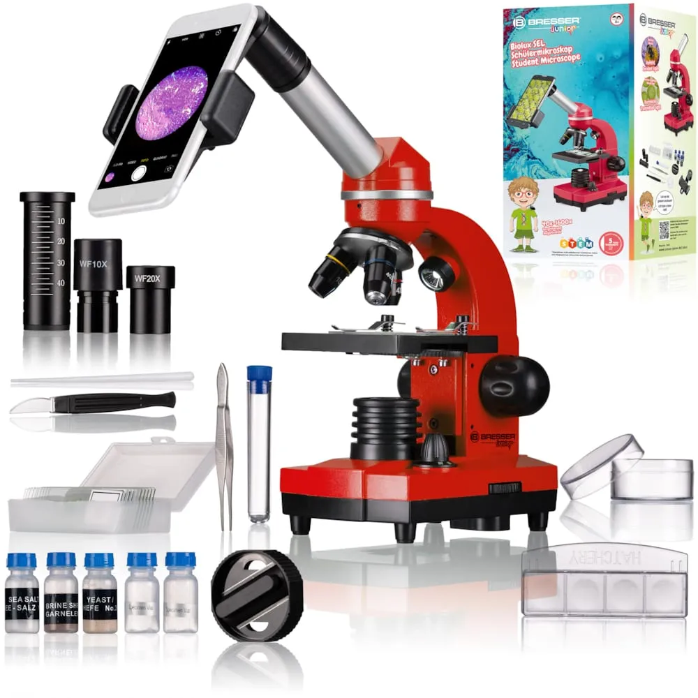 Microscope étudiant Bresser Junior Biolux SEL