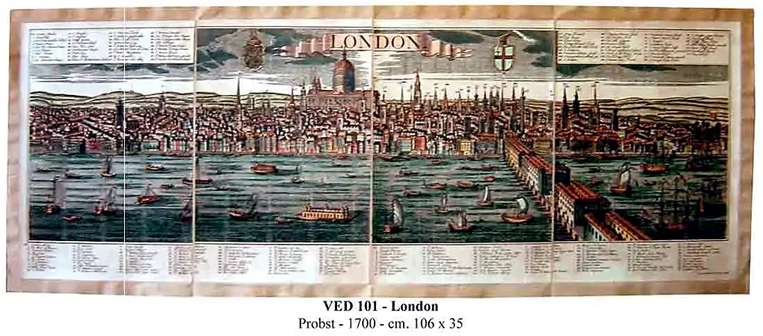 Veduta de Londres selon Probst