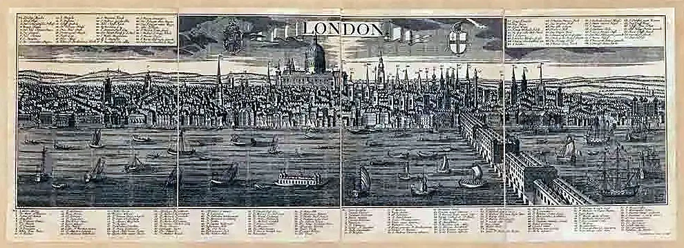 Veduta de Londres selon Probst