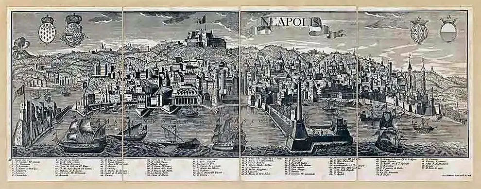Veduta de Naples selon Probst