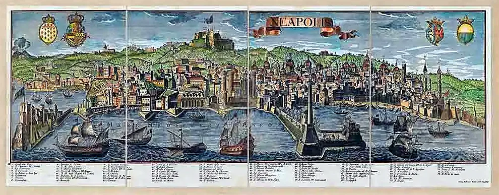 Veduta de Naples selon Probst