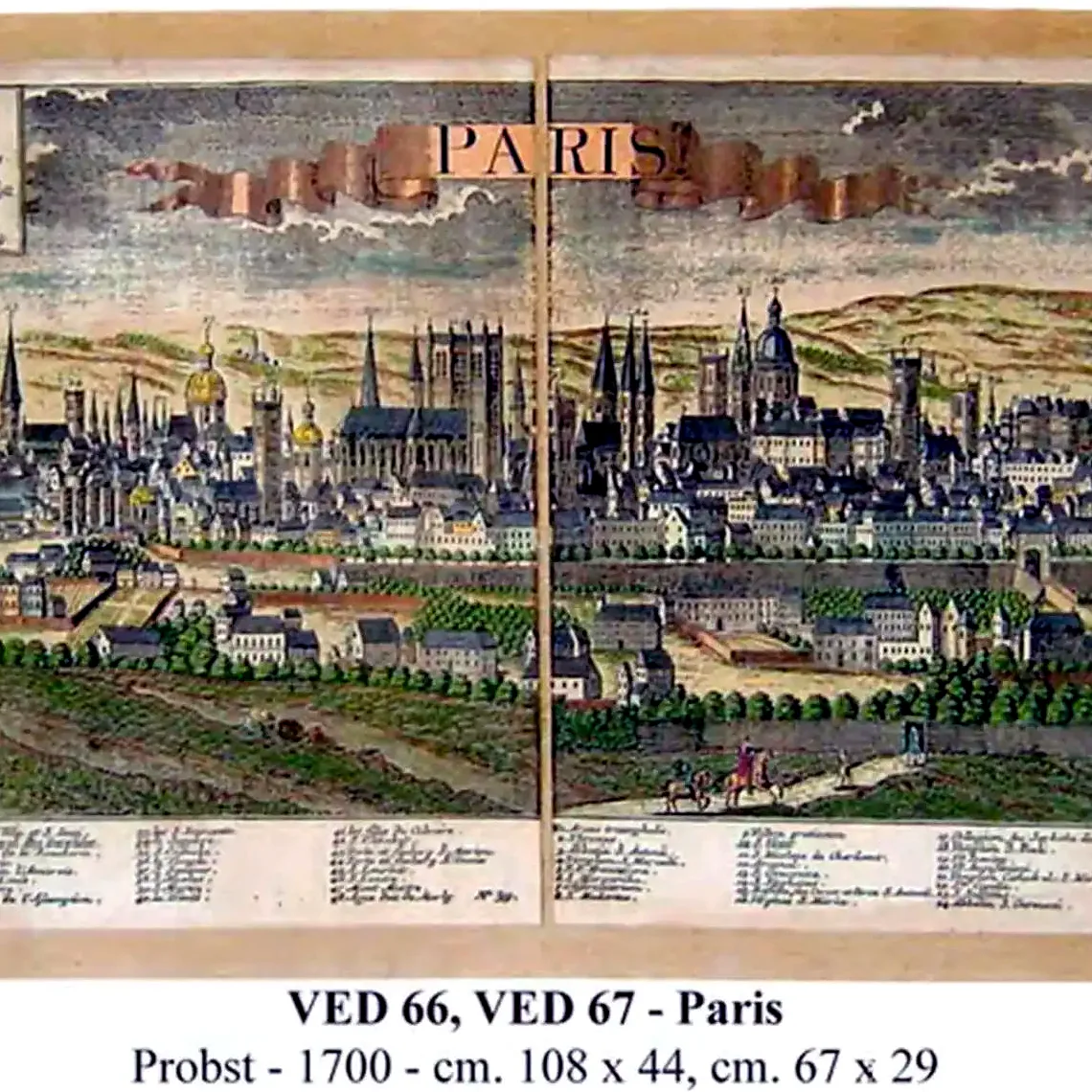 Veduta de Paris selon Probst