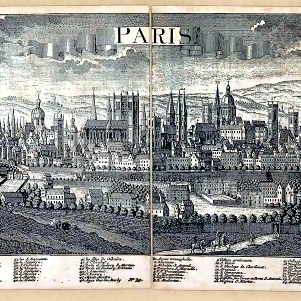 Veduta de Paris selon Probst