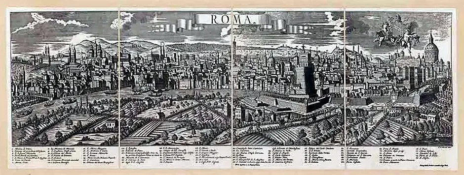 Veduta de Rome selon Probst