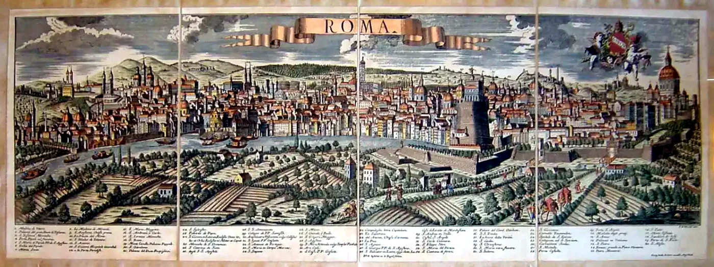 Veduta de Rome selon Probst