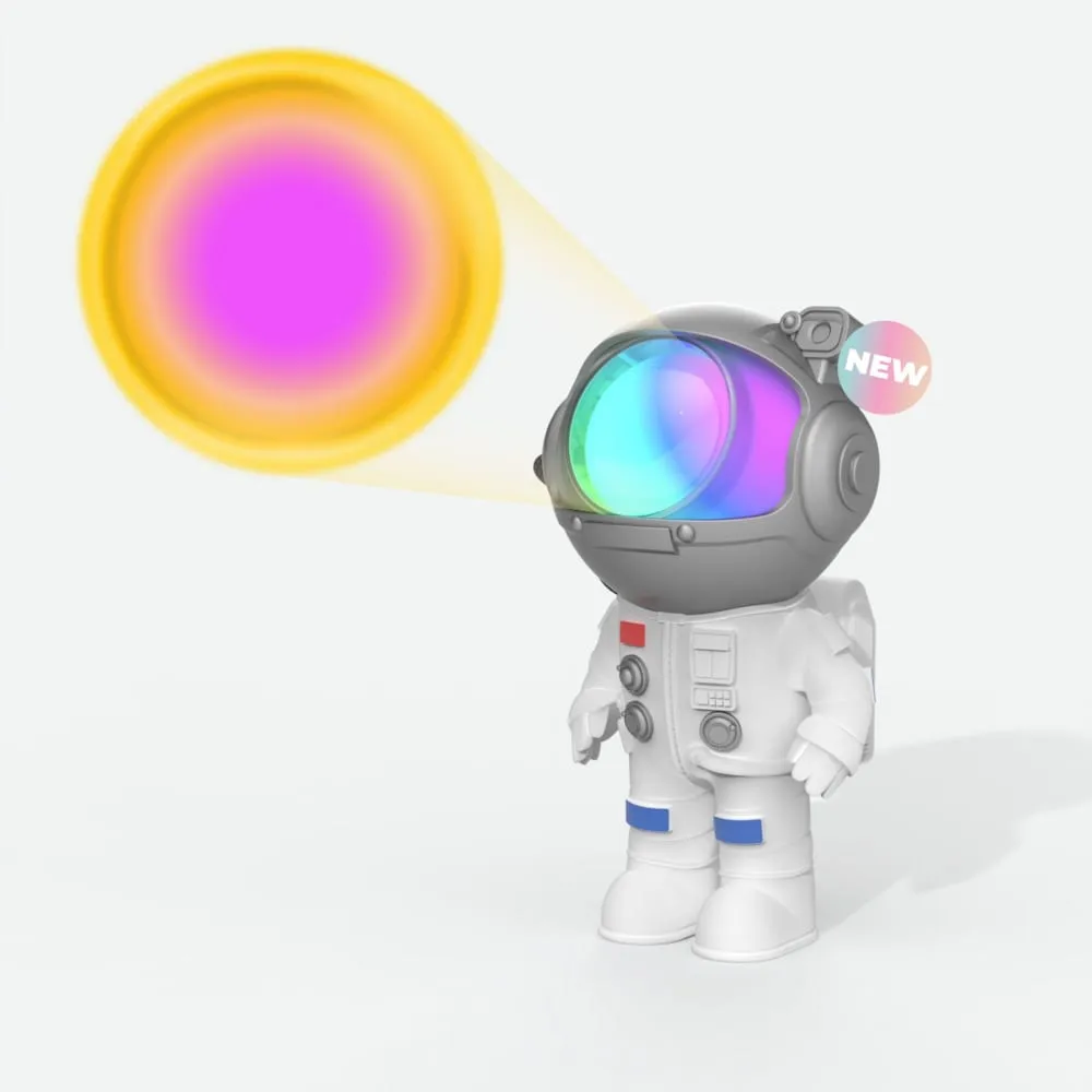 Mini Stellar Galaxie de Mob, petit projecteur en forme d'astronaute