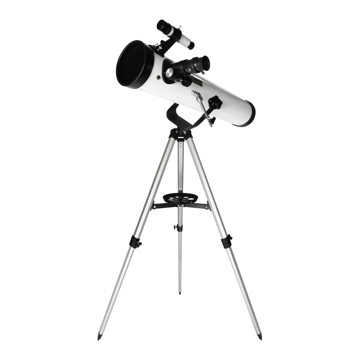 Télescope réflecteur Buki sur son trépied en aluminium